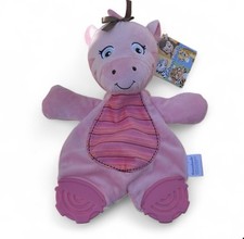 Garanimals Giraffe Pink PlushTeether Baby Security Blanket Toy2010 Lovey 10"