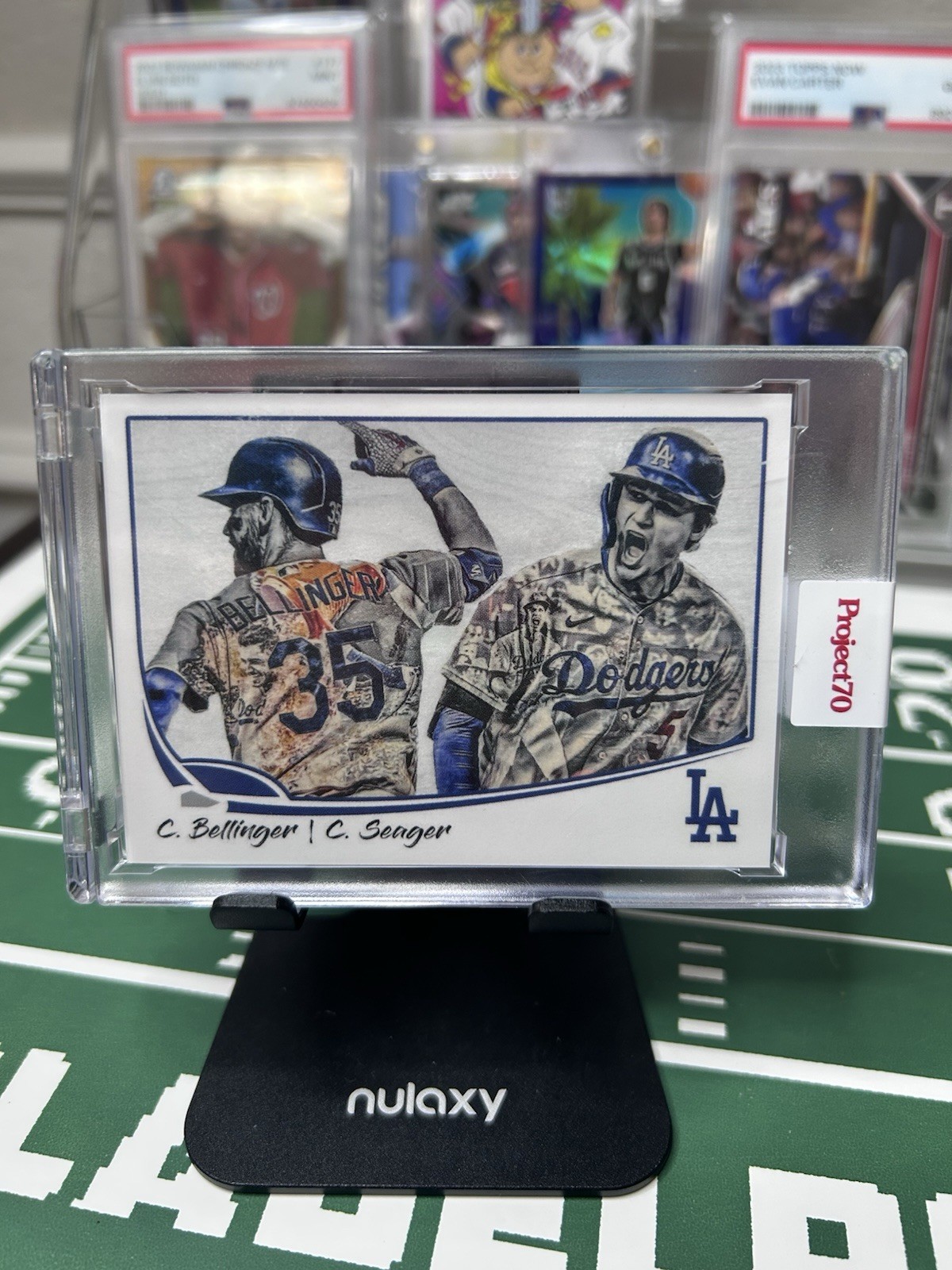 Cody Bellinger / Corey Seager #104 Baseball Cards 2021 Topps Project 70 trading card — raw and PSA graded price guide