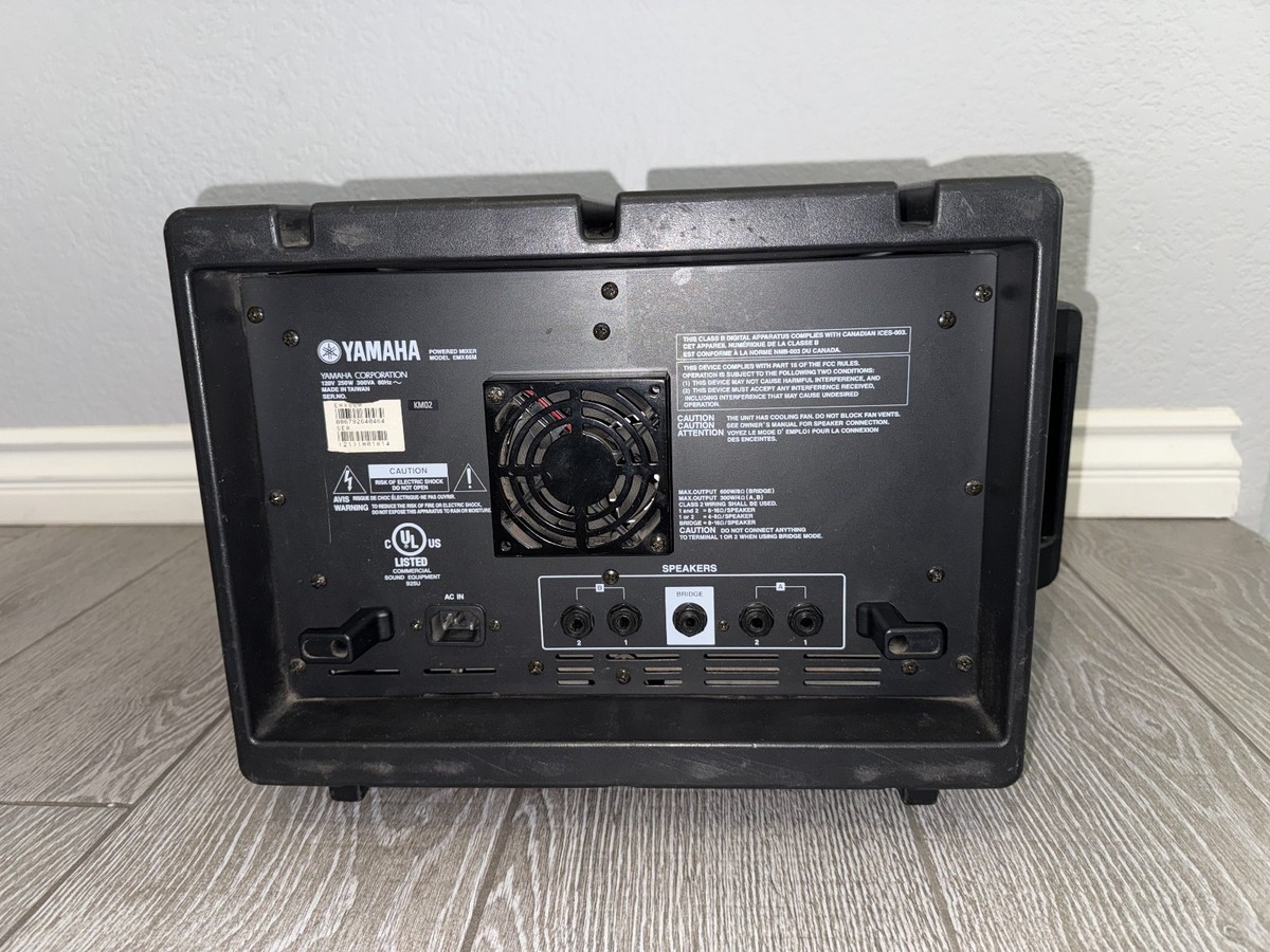 Yamaha EMX66M 6 Channel Powered Mixer 600 Watts for sale online | eBay