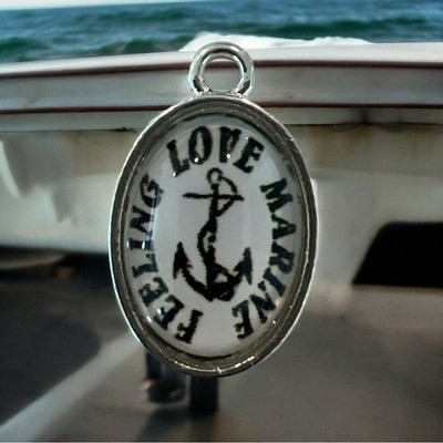NEW Feeling Love Marine Anchor Pendant Charm
