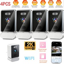 3MP 2K Window Camera, 2.4Ghz Wifi Indoor Security Cameras for Home 2-Way USA