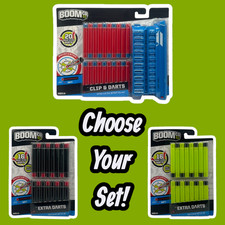 BOOMco 16 Smart Stick Darts Extra Darts Pack Red Tip, Blue with Red Stripe New