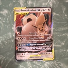 Pokémon Eevee & Snorlax GX TAG TEAM Ultra Rare Holo Card 120/181 Sm-Team Up on eBay