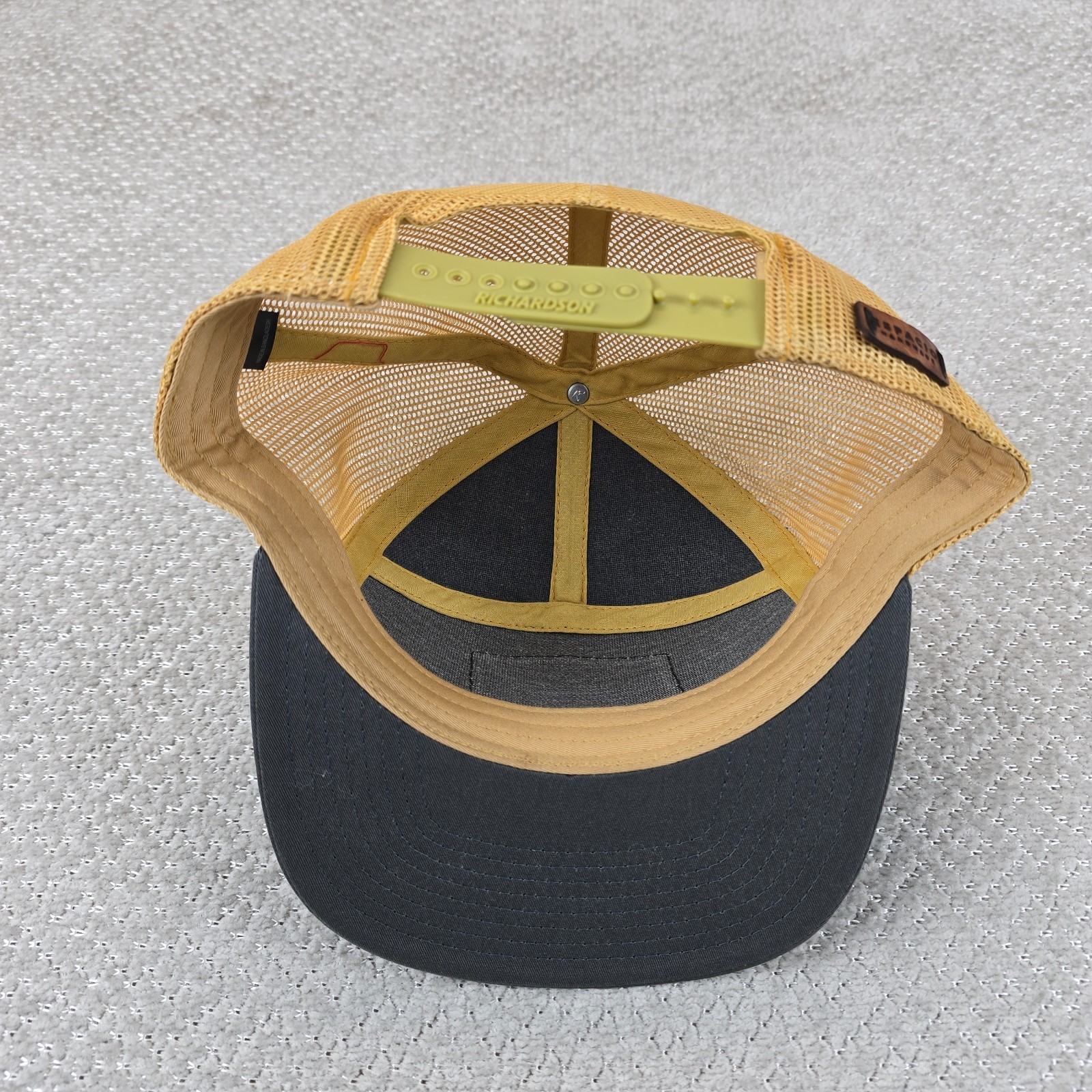 AUSTIN Baseball Snapback Hat Leather Patch Hand S… - image 4