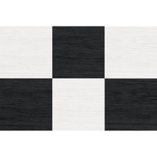 x Chris Loves Julia 12-in by 12-in Lawrence Black Peel and Stick Floor Tiles,...