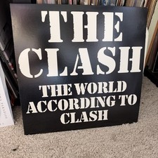The Clash The World According To Clash Epic 1979 Promo 12" Black Vinyl LP