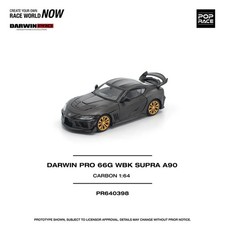 Pop Race 1:64 Darwin Pro 66G WBK Supra A90 Carbon Edition