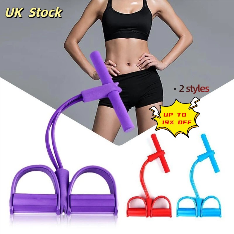 Multi-Function Exercise Tension Rope Foot Pedal Resistance Fitness