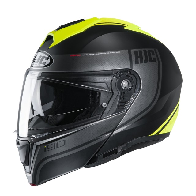 Hjc I90 Davan Mc4hsf Nero Giallo Fluo Casco Modualre omologazione P/j  Taglia S | Acquisti Online su eBay
