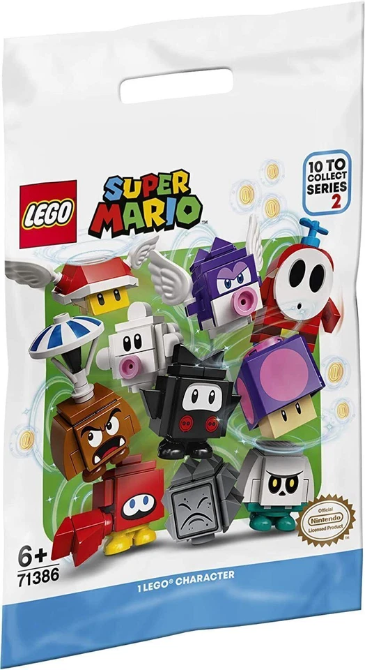 Lego Super Mario Series 2 personagem 71386 novo lacrado de fábrica 2021 você escolhe! - Imagem 2 de 2