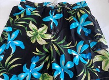 Caribbean Joe Island Supply Co Men's Swim Trunks Size L 2 Outside Pockets 1 in