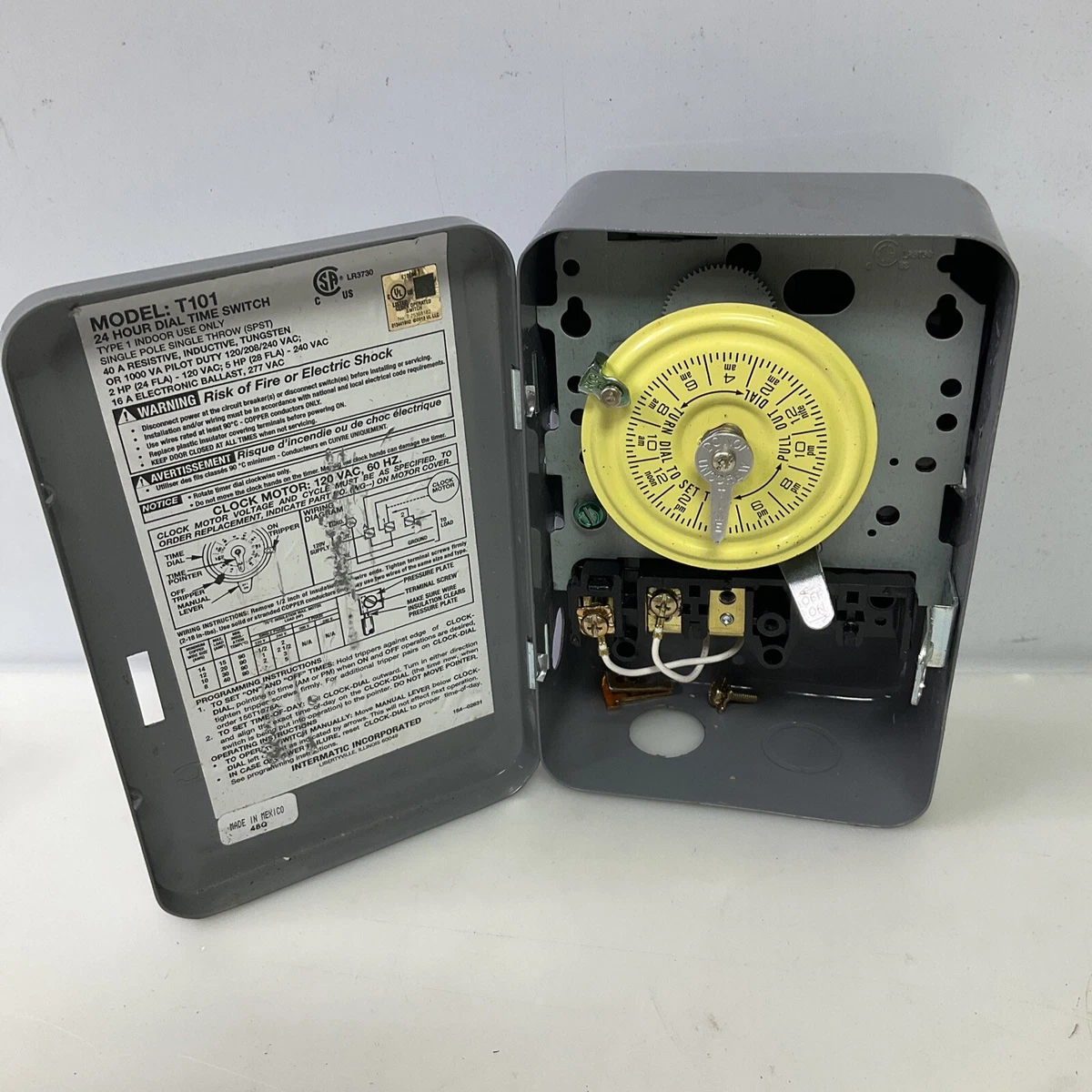 Intermatic Light Timer Model T101 Troubleshooting Shelly Lighting