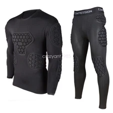 Sport Basketball Soccer Football Goalkeeper Armor Chest Arm Padded Jersery Pants