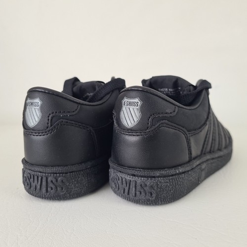K-Swiss Little Kid's Classic 50144 Child's Shoes Athletic Sneakers Black Sz 1 - Picture 6 of 9
