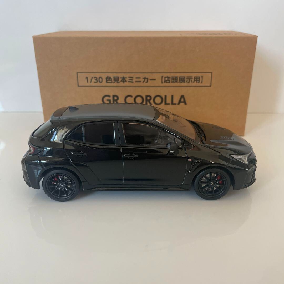 GR COROLLA ミニカー 1/30 ブラック Toyota GR Corolla Color sample Minicar 1:30 Precious Black
