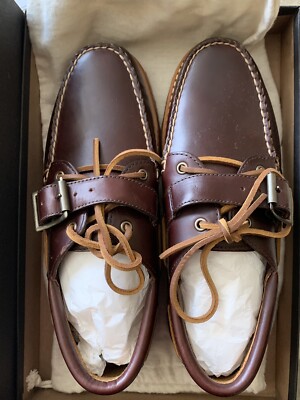 $248 NIB J.Crew Burgundy 10 eu44 Hampshire buckle lace up 