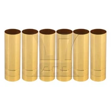 12x Candle Covers Sleeves Crystal Chandelier Socket Cover 25*80mm Gold