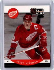1990-91 Pro Set Steve Yzerman C Detroit Red Wings #79
