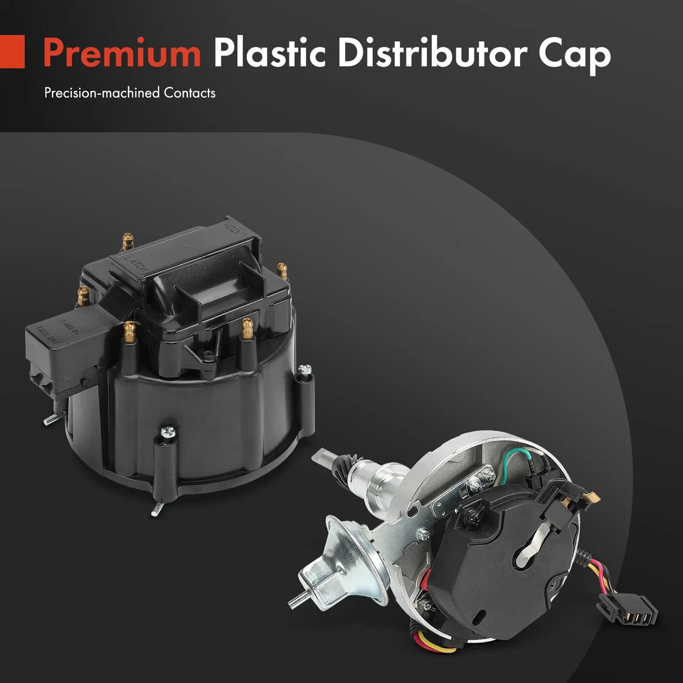 Distribuidor de encendido con tapa y rotor para Chevrolet Malibu C10 C20 GMC C15 Buick Foto 4 de 4