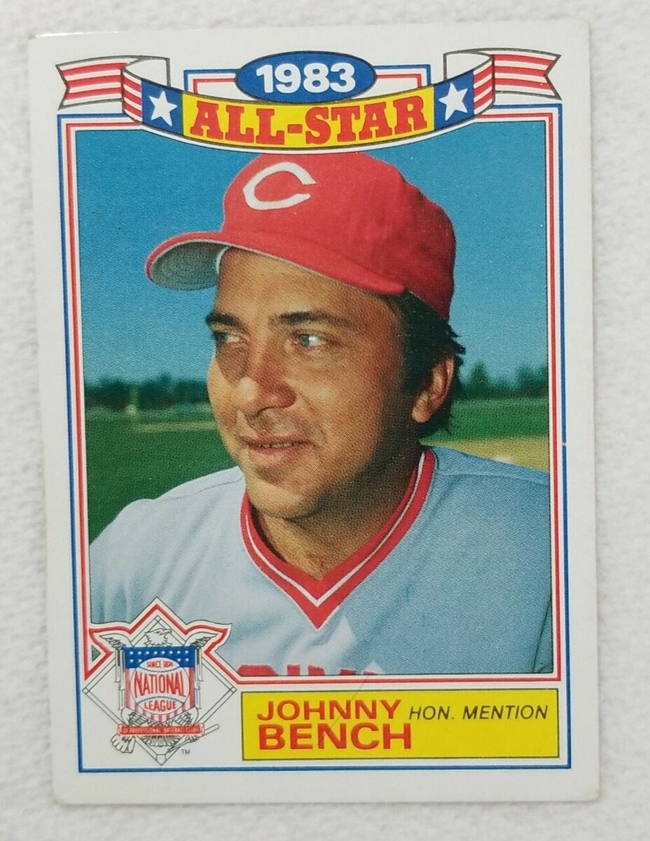 MLB - Topps 1983 All Star Game Johnny Bench Card #22 of 22 MLB - Topps 1983 All Star Game Johnny Bench Card #22 of 22