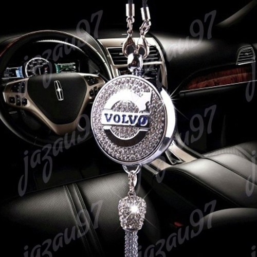 Universal CAR diamond logo Perfume Air Freshener Rearview Mirror Perfume Pendant - Picture 95 of 105