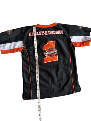 T-shirt Enfant Harley-Davidson 3T Rouge Manches Courtes - Occasion Très Bon état