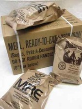 US Military MRE Ration Pack - Army Prepping Camping Hiking Fishing Survival SHTF