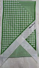 Vintage Adrienne Lemaux Geometric Scarf 8.5" x 50"