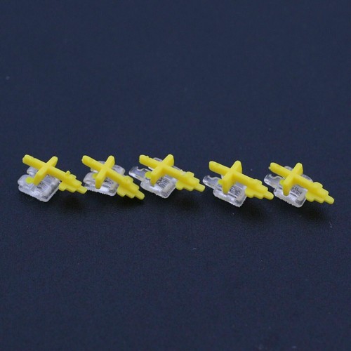 Kieferorthopädisches Bracket Monokristalline Saphir Klar Zahnspange Roth 022 345 Obermaterial - Bild 17 von 20