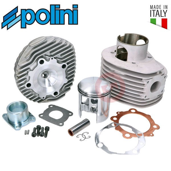 Polini Kit Zylinder Racing Aluminium 221Cc Vespa Px 200 Kolben Ø68,5 Hub 60-image
