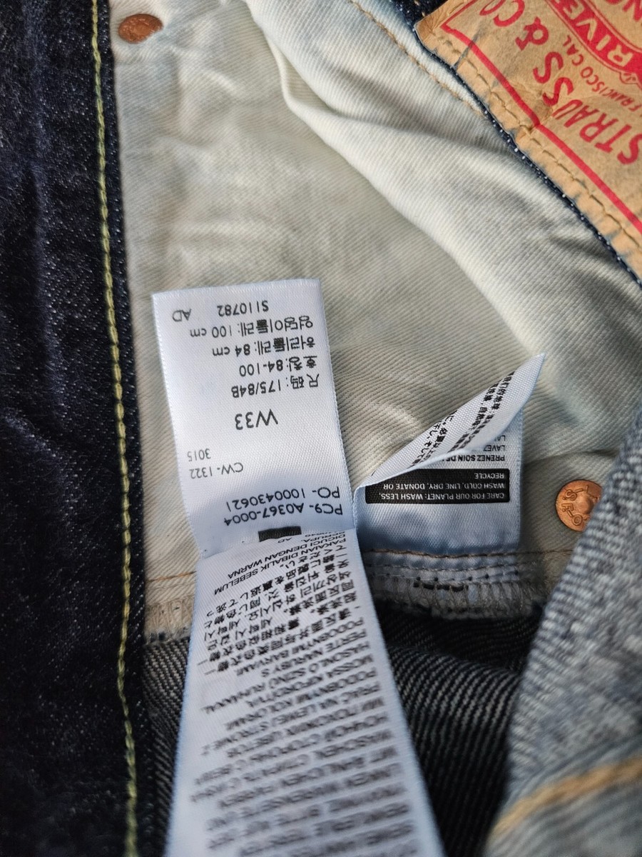 New LVC Levi's Vintage Clothing 1960 501Z XX Made in Japan Big E