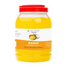 Tea Zone Mango Coconut Jelly B2008, 8.8 lbs for Boba/Milk Tea or Smoothies