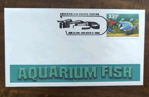 US FDC # 3317-3320 33c Aquarium Fish 4 covers "none" 1999 Blank / No Address - Picture 2 of 5