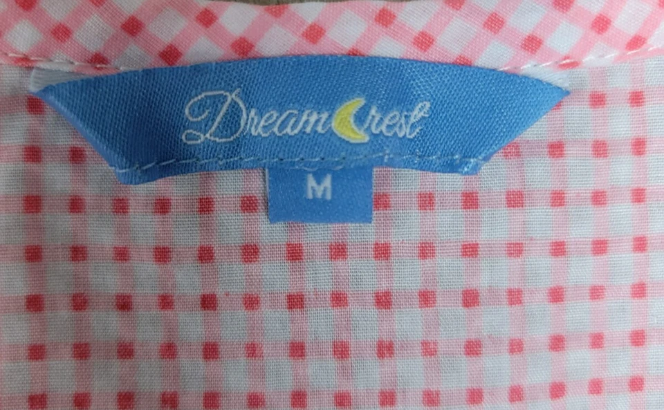 Vestido de Casa Retro DREAMCREST MEDIANO Bata MuuMuu Rosa Guinga Sin Mangas A Presión Foto 2 de 4