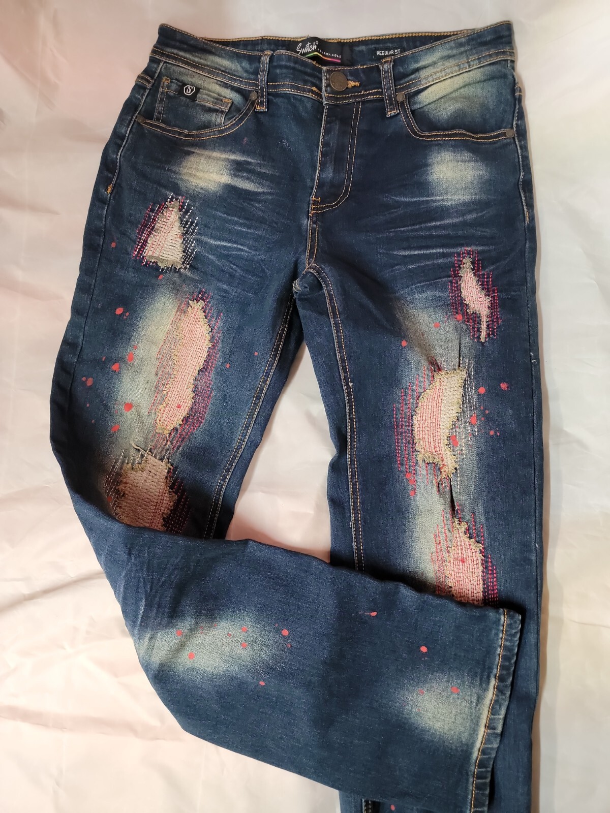 SWITCH REMARKABLE SIZE 16 REGULAR ST DISTRESSED D… - image 4