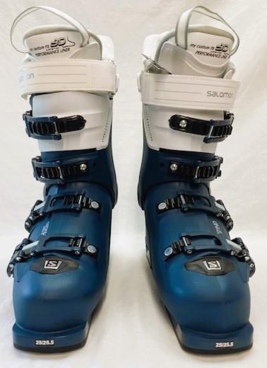 Salomon Stivali da sci da neve da donna S Max 90 blu benzina taglia 25 25 5 NUOVI