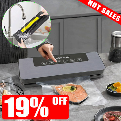 Vakuum Lebensmittel Versiegelung Automatische Versiegelung Trocken Nass Pack Maschine mit Vac 40xBeutel (20*30cm)