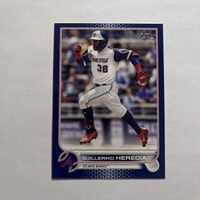 Guillermo Heredia SP ROYAL BLUE 2022 Topps Atlanta Braves parallel