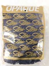 Silkies Opaque Large Dark Navy Nylon Pantyhose # 050327sz L Whisper Support