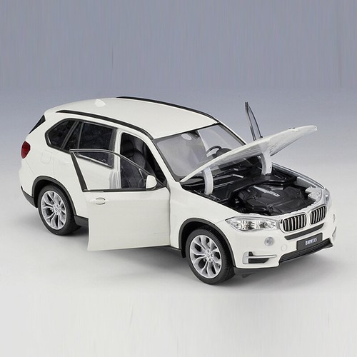 1:24 Scale BMW X5 Model Car Metal Diecast Vehicles 2 Doors Hood Open Collection - Picture 5 of 23