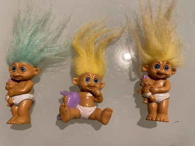 Troll Babys 90er Jahre - 3 Stück
