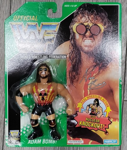 WWF Adam Bomb Hasbro Wrestling Figure MOC Series 1...
