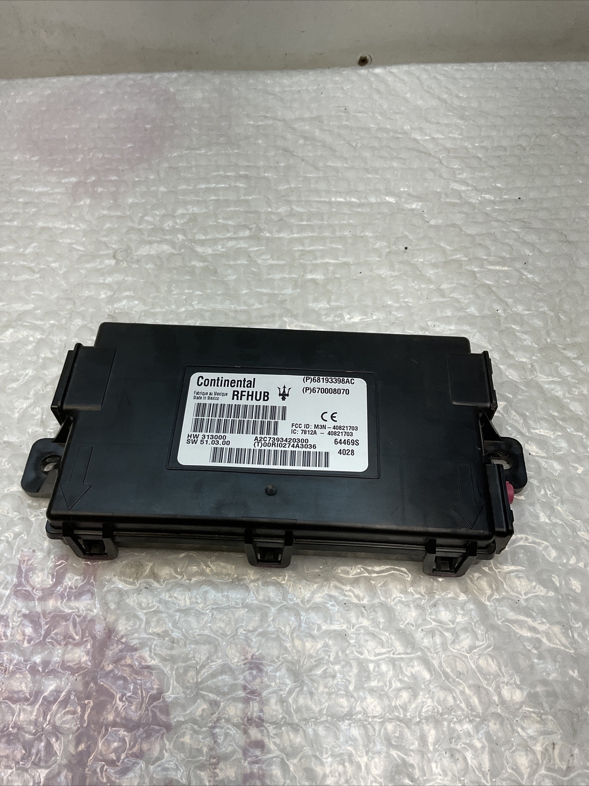 14-17 Maserati Ghibli Remote Start Passive Entry Module 670008070 OEM