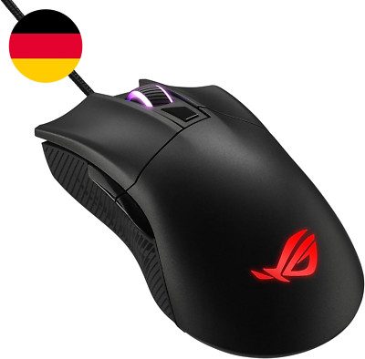Asus ROG Gladius II Core Gaming-Maus (6200 DPI Sensor, Aura Sync Beleuchtung, Ab