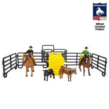 Big Country Toys 1/20 Scale 14-Piece Roper Set, Chute, Cowboys, Fast Shipping 