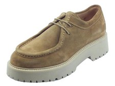 NeroGiardini I205112D Velour Malto Francesine per Donna in nabuk con zeppa media