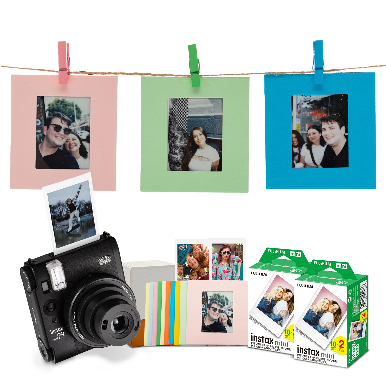 Fujifilm INSTAX MINI 99 Instant Camera Bundle with 40 Films and Accessories-image