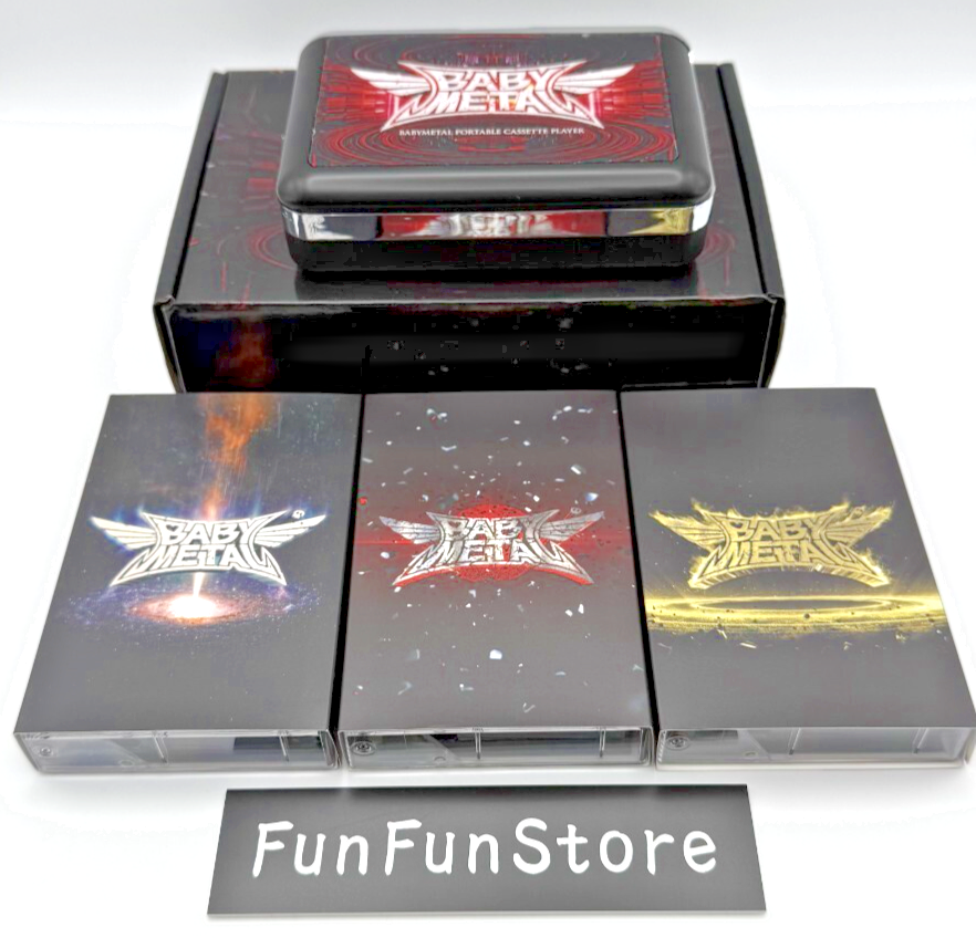 邦楽 BABYL RETRO SOUND PACK BABYMETAL Cassette Tape Set with Portable Player Retro Sound Pack