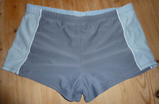 Badehose, Herren Badeshort, Schwimm Hose, crane, Aqua, Grau/Grau, Größe 7