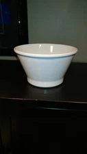 Over and Back Portugal Small White deep Mixing/Serving Bowl 8 3/4 in dia x 4 3/4